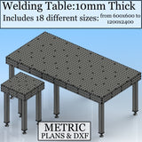 Welding Fixture Table 10mm Plate tickness