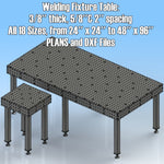 Welding Fixture Table 3/8'' Plate tickness