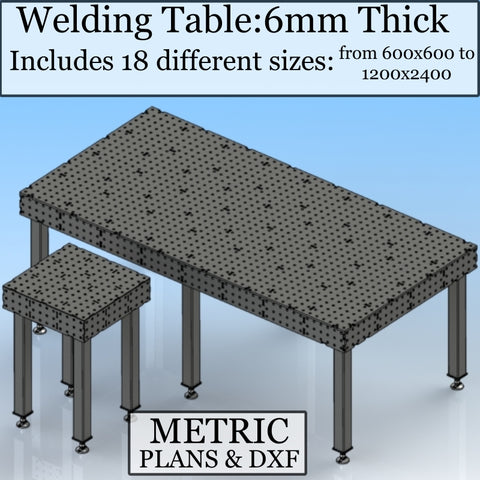 Welding Fixture Table 6mm Plate tickness