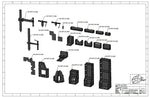 Metric Fixture Accessories For 16mm Welding Fixture Table