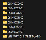 400mm Extension Table, 6mm plate, PDF & DXF files