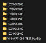 400mm Extension Table, 10mm plate, PDF & DXF files
