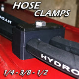 3D Printed HYDRAULIC HOSE CLAMPS 1/4, 3/8, 1/2 (.STL files)