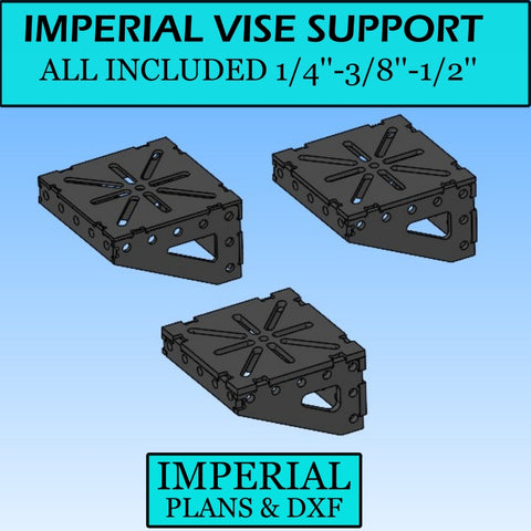 IMPERIAL VISE SUPPORTS: 1/4''-3/8''-1/2'' (10'' x 10'')