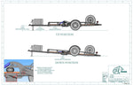 Air Bagged Trailer Plans with DXF files, Single AND Double axles all in one