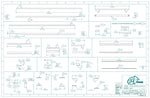 Air Bagged Trailer Plans with DXF files, Single AND Double axles all in one