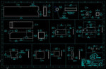 Air Bagged Trailer Plans with DXF files, Single AND Double axles all in one